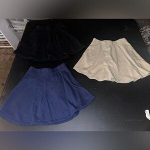(Lot of 5)Girls size 7-8 uniform skorts and polo shirts